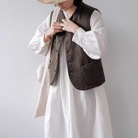 M-2XL 無地 中長 シャツワンピ M ホワイト