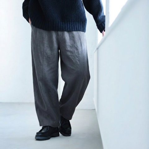 S-2XL  無地 ポケット付き ビックシルエット 上品見え 耐久性 ガウチョパンツ S ホワイト