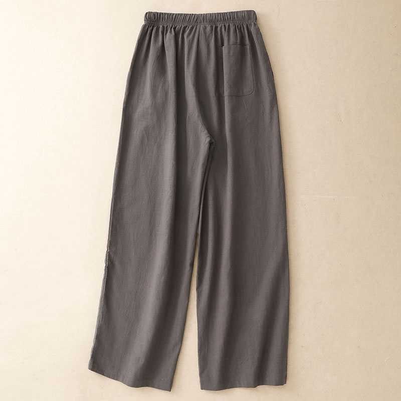 M-2XL 着回し力抜群のシンプルさ カジュアル パンツ M グレー