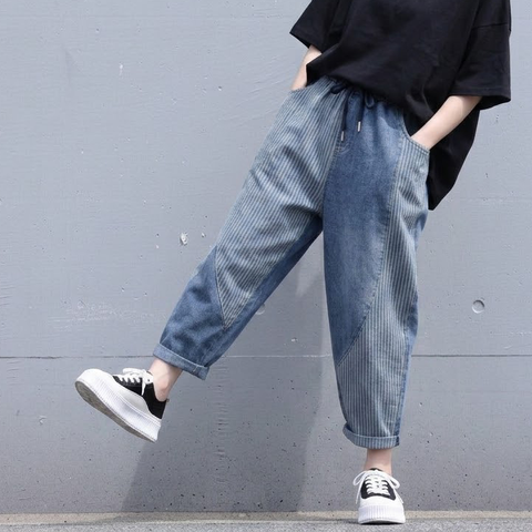 M-3XL 普通のデニムじゃ ちょっと物足りない M ブルー