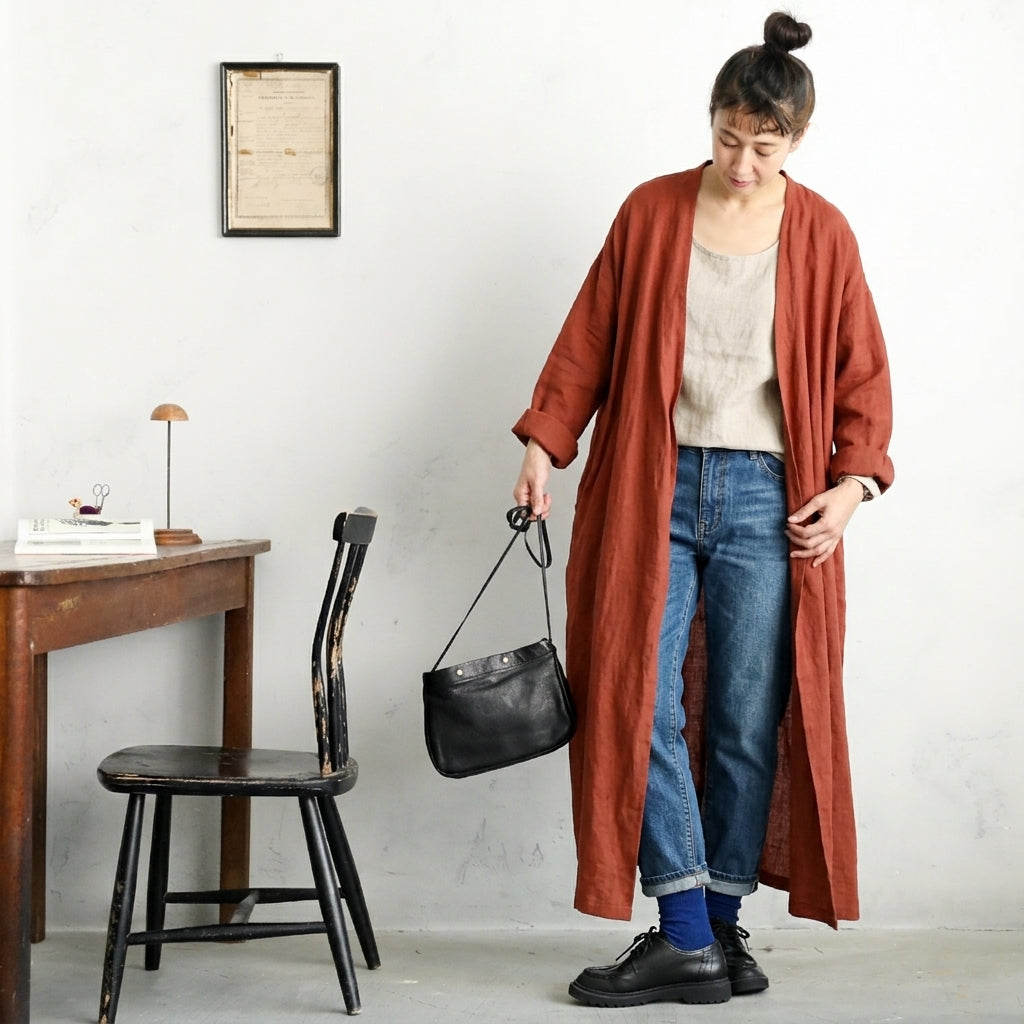 【ナチュラル】S-5XL 超人気 着回し力抜群 上品見え シンプル トレンチコート S オレンジ