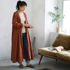 【ナチュラル】S-5XL 超人気 着回し力抜群 上品見え シンプル トレンチコート S オレンジ