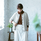 F 耐久性 今季マストバイ 通気性良い 無地 ニット カーディガン フリー アイボリー