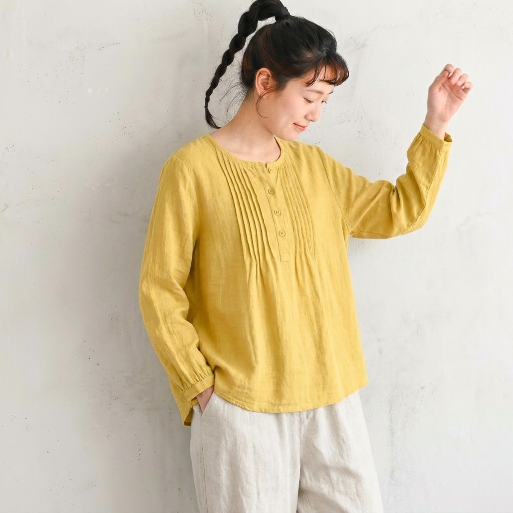 季節の変わり目 M-4XL 新作入荷 ボタン 長袖 無地 ナチュラル 長袖トップス M ホワイト