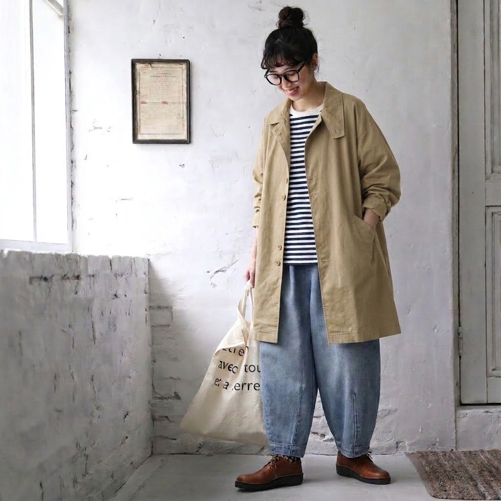 M-XL スタンドネック 無地 ボタン 長袖 ファッション トレンチコート M ダークブラウン