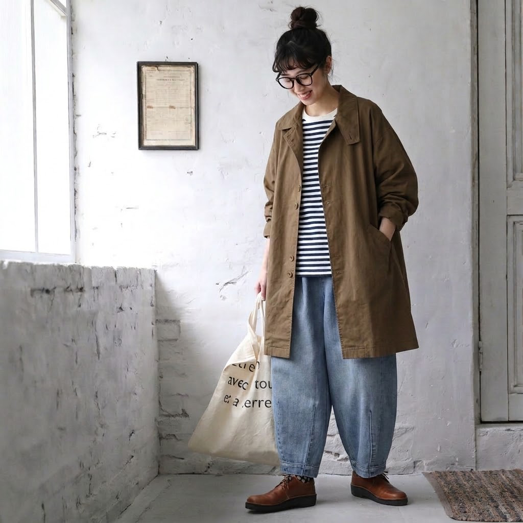 M-XL スタンドネック 無地 ボタン 長袖 ファッション トレンチコート M ダークブラウン