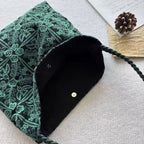 新作発売！ 葉音が聞こえる編みトートバッグ フリー グリーン刺繍