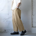 【コットン】M-2XL  ポケット付き 無地 上品見え シンプル カジュアルパンツ M グレー