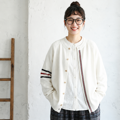 S-2XL 季節をつなぐ 大人のニットカーディガン S ブラック