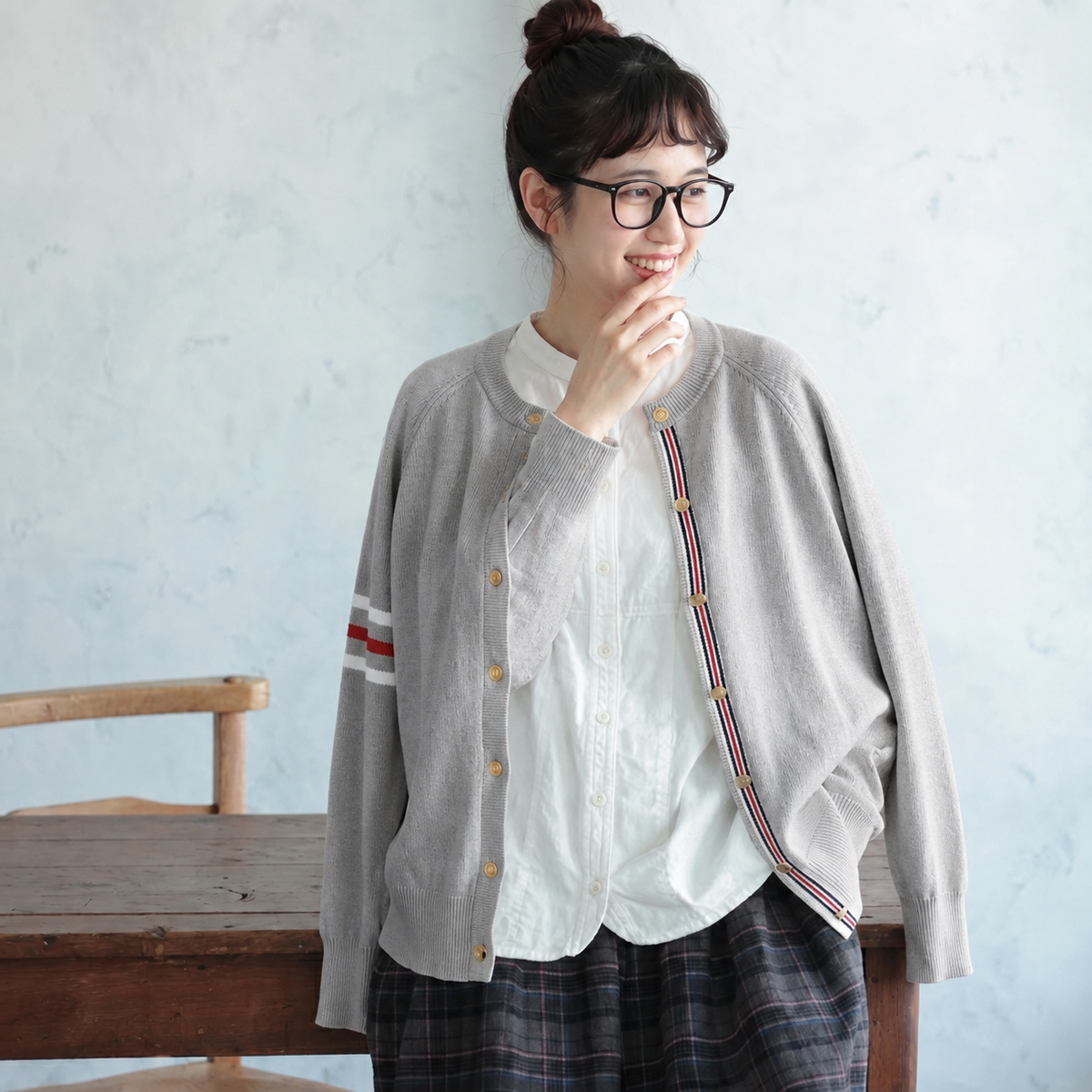 S-2XL 季節をつなぐ 大人のニットカーディガン 2XL グレー