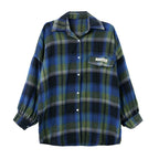 L-5XL『今売れてます!』 切り替え 長袖 チェック柄 シャツ L チェック柄