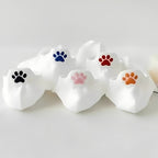人気上昇中 刺繍 犬 花模様 汗吸収 高通気 ソックス フリー ブルー犬