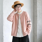 S-3XL everyday な ニットカーディガン S ピンク