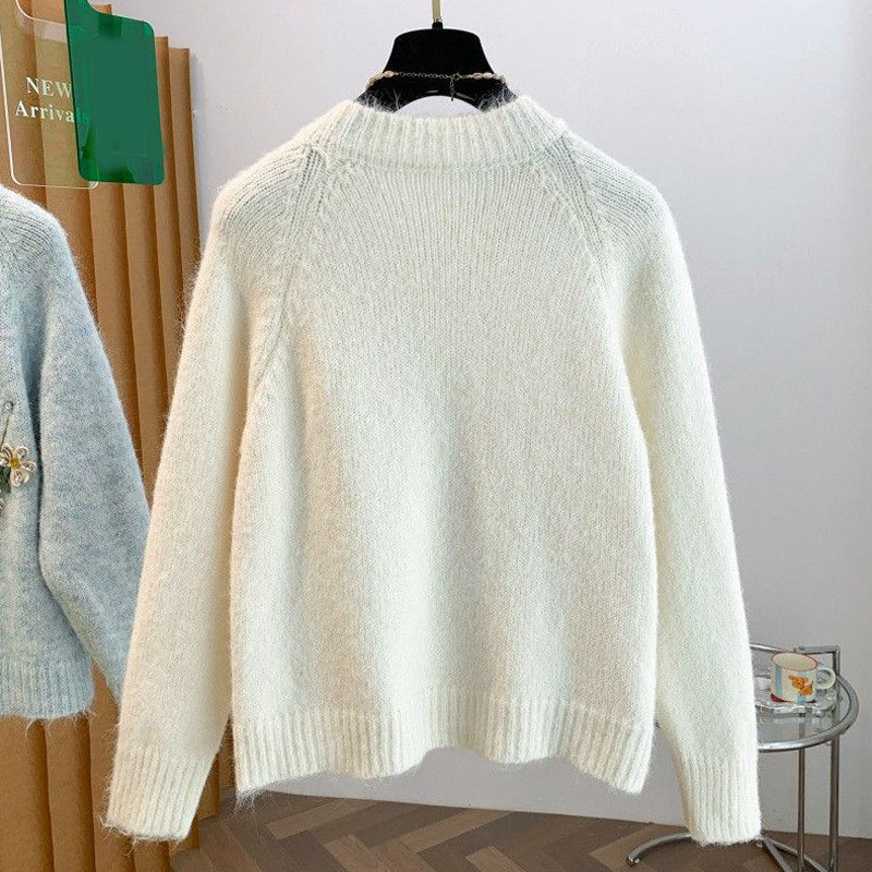 お買い得！刺繍 花模様 スウィート シングルブレスト 長袖 カーディガン フリー イエロー