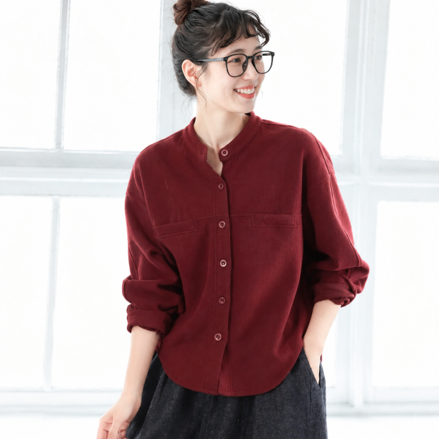 毎日モテ続けちゃう！M-2XL レトロ 着回し ゆったり 長袖 ポケット付き ジャケット M ダークグレー