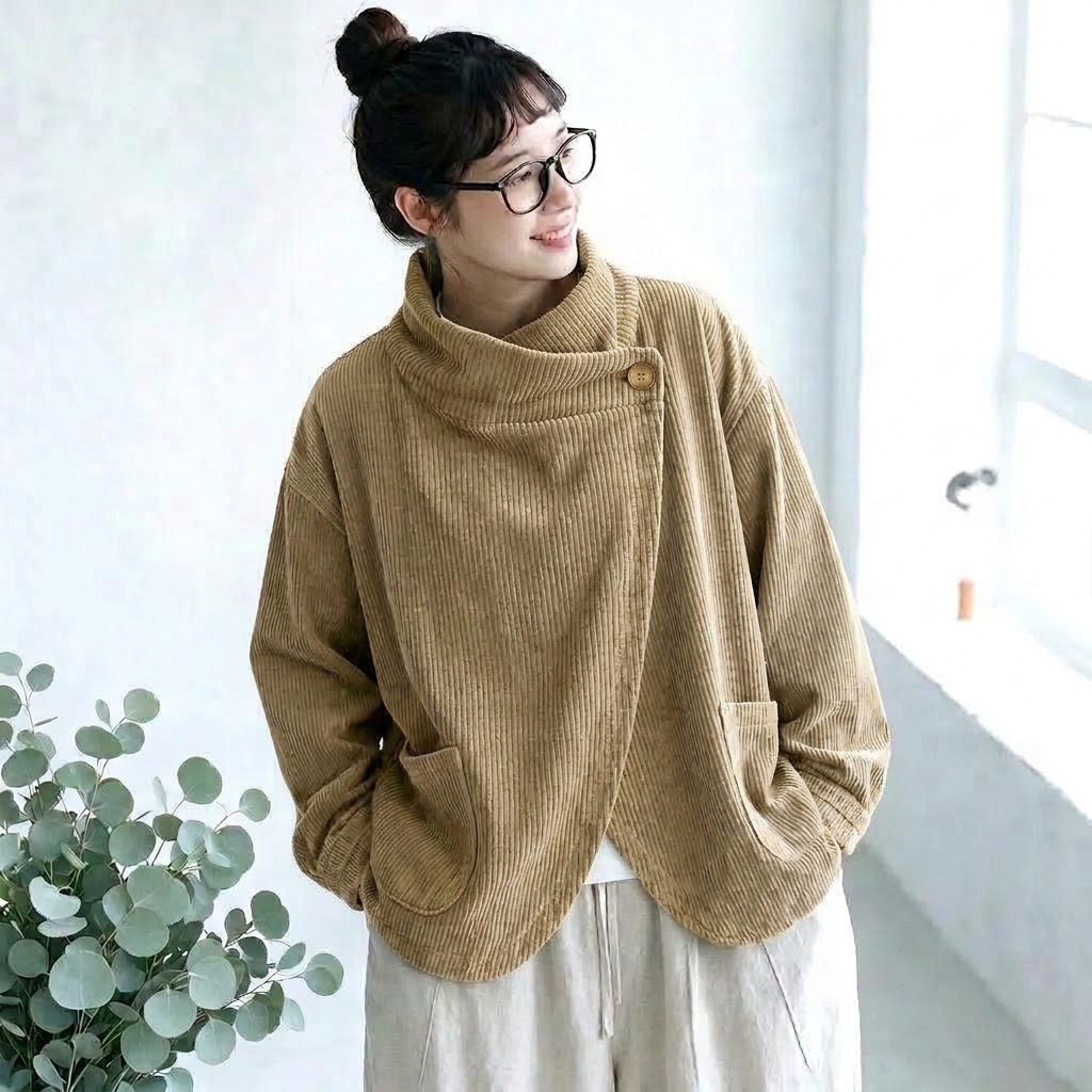 S-3XL ひとクセ仕立ての 気ままなジャケット S オレンジレッド