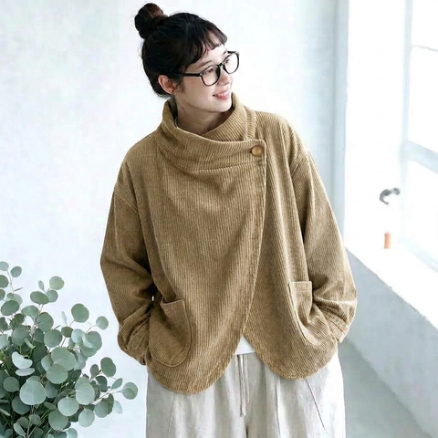 S-3XL ひとクセ仕立ての 気ままなジャケット S オレンジレッド