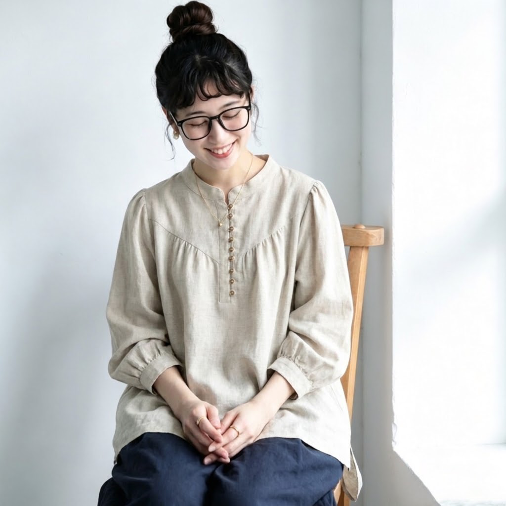 S-XL  無地 清楚見え 長袖 ボタン 無地 長袖 シャツ S ライトグレー