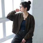 L-6L 女性に大人気 無地 耐久性 シンプル 長袖トップス 6L ブラック