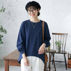 【コットン】ML 超快適 テクスチャ 肌触り柔らかい 無地 Tシャツ M ホワイト
