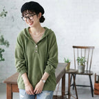 S-4XL 秋冬新作 無地 上品見え 柔らかい 定番シンプル Tシャツ 4XL グリーン