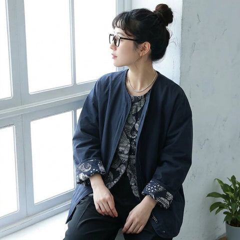 M-2XL  とてもハンサム 無地 長袖 上品見え トレンチコート M ブラック