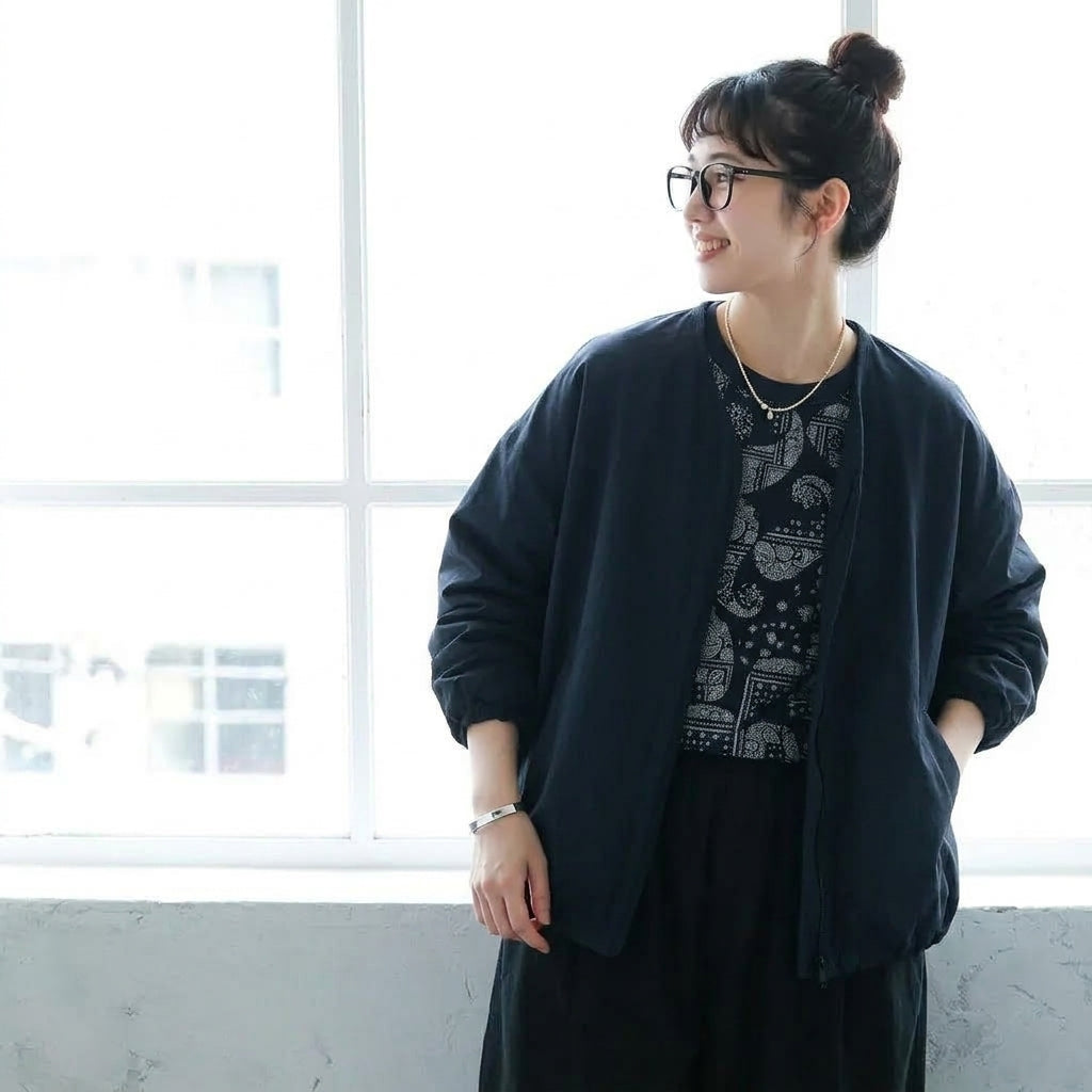 M-2XL  とてもハンサム 無地 長袖 上品見え トレンチコート M ブラック