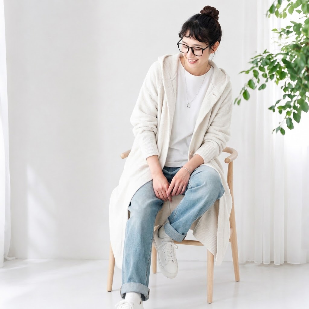 XS-2XL 新商品＆再入荷 長袖 無地 フード付き カーディガン XS ダークグレー
