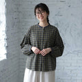 M-2XL 柔らかくて優しい印象 ナチュラル チェック柄 長袖 シャツ 2XL 写真通り