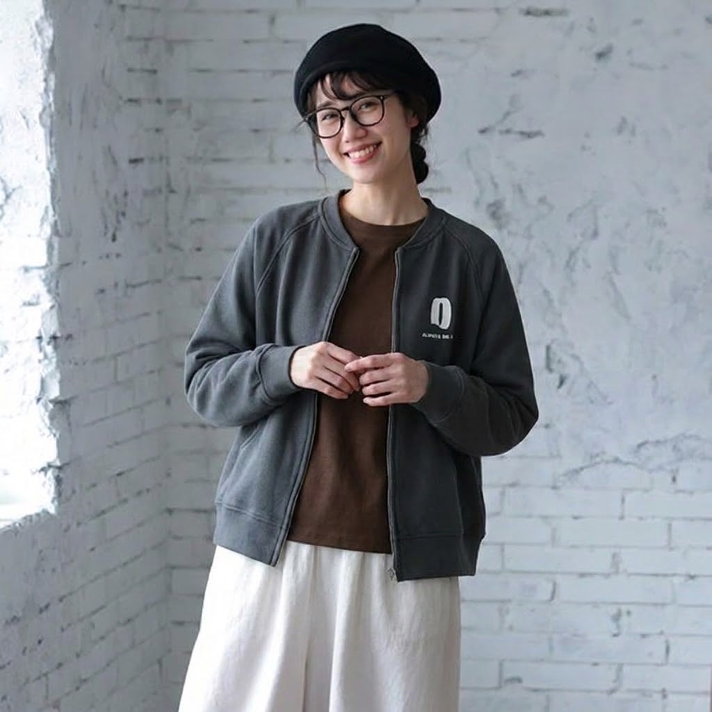 M-3XL 秋仕様 ジップアップ 薄手仕様 カジュアル パーカージャケット 3XL グレー