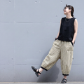 M-2XL ストライプ柄 大人っぽい 通気性良い 耐久性 カジュアルパンツ 2XL 写真通り