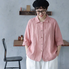 S-3XL 落ち着いたカラー きれいめ カーディガン 3XL ピンク