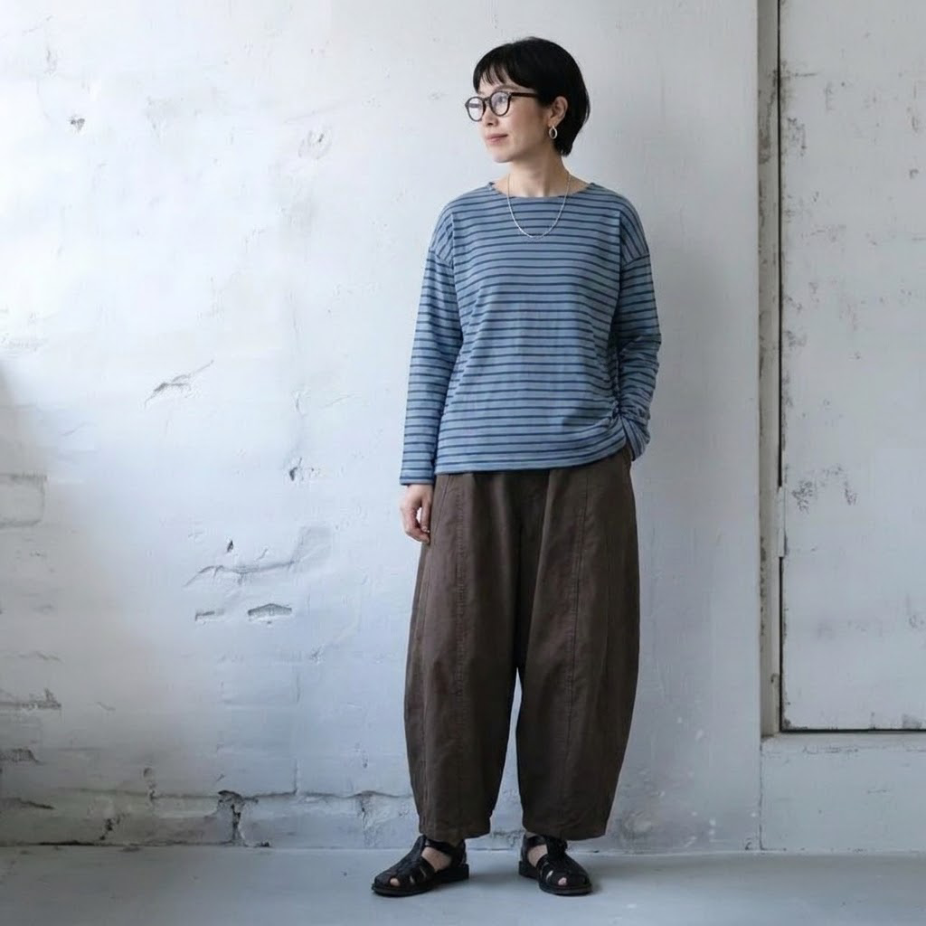 L-6XL 存在感抜群 アンクル丈（9分丈） 無地 ポケット付き スリム効果 カジュアルパンツ L グレー