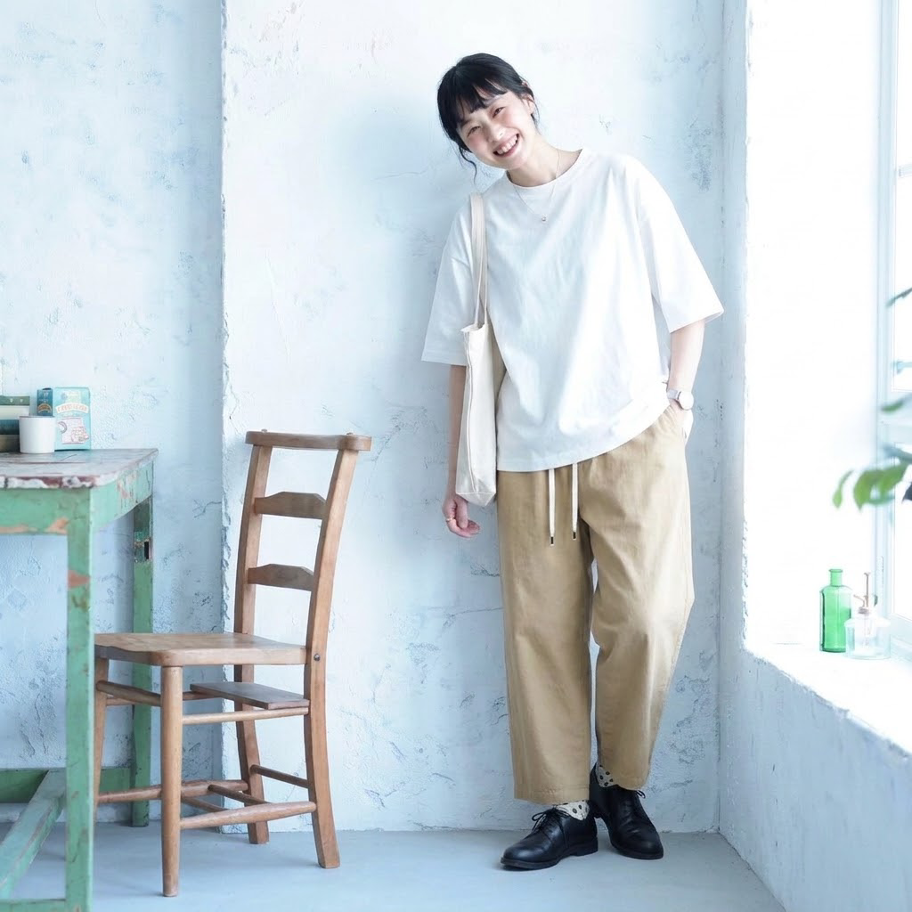 【コットン】M-2XL  ポケット付き 無地 上品見え シンプル カジュアルパンツ 2XL カーキ