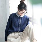SML きれいめ 肌寒い日向け 体型カバー ロングスリーブ シャツ S ホワイト