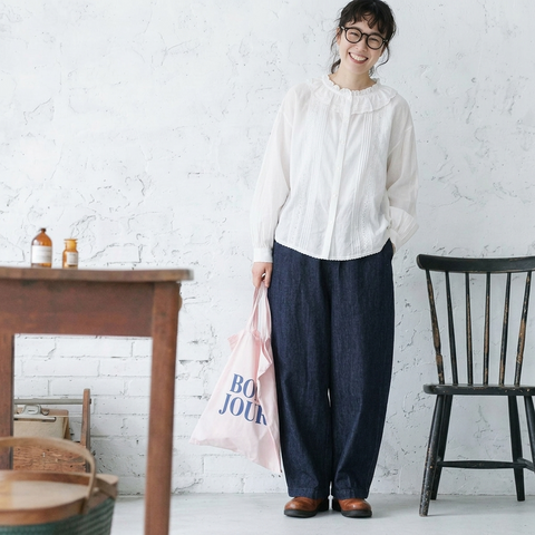 M-XL  デニム 無地  コーディネート ロング丈 通気性良い ナチュラル ジーンズ M デニムブルー